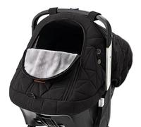 Sprouterie Baby Car Seat Cover Warm Comfortable Waterproof Universal Fit Black Boys Girls Newborn Neutral