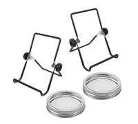 Sprouting Jar Lids Stainless Steel with Stand for 86mm Mason Jars