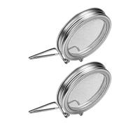 Sprouting Lids | Wide Mouth Drainage Mesh Cover - Wide Mouth Sprouting Container Lid - for Growing Germination Indoor Gardening Outdoor Home Greenhouse