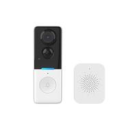 SproutSage WF -015 2.4GHz Wi-Fi,2K Video Wireless Wi-Fi Video Doorbell Camera with AI Motion Detection, Way Audio, Night Vision, Local Storage, Battery Powered, supports Alexa and Assistant