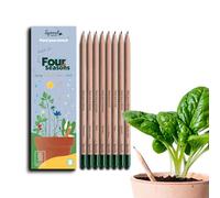 SproutWorld Eco-Friendly Graphite Pencils | Four Seasons Collection | 8 Sustainable Writing Pencils for Drawing, Sketching & Journaling | Recycled Materials | Scandinavian Design | Zero-Waste Gift Set
