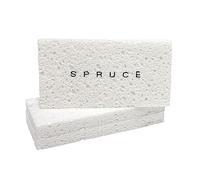 Spruce Multipurpose Eco Sponge 3-Pack | Plastic-Free Pop-Up Cellulose Sponges | Reusable, Compostable & Fast Drying | For Washing Dishes, Kitchen, Bathroom, Bathtub, Counters & Everyday Cleaning
