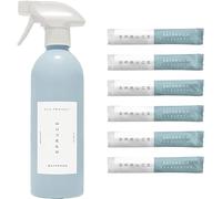 Spruce Naturally-scented Eucalyptus Bath and Shower Cleaning Spray Kit | Eco Reusable Aluminum Bottle 6x Non-toxic Refills | Remove Limescale Soap scum Water Marks | Just-add-water | Vegan