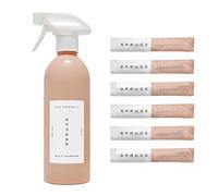 Spruce Naturally-scented Geranium Multipurpose Cleaning Spray Kit | Reusable Aluminum Bottle with 6x Concentrated Refills | Effective on Grease, Grime, Limescale | Just-add-water, Non-toxic Vegan