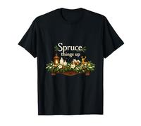 Spruce Things Up Cottagecore Plant Parent Design T-Shirt