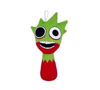 Sprunk Plush Toy 9.8"/20cm, Super Soft Sprunk Game Stuffed Animal, Cute OREN/PINKI/SIMON Stuffed Toy, Incredibox Sprunk Game Collectible for Fans (LIME-A)