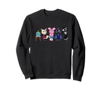Sprunky Voices! | Fun Computer Wenda Pinki Jevin Black Sweatshirt