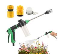 Spruzzatore Per Tubo Da Giardino Spruzzatore Ad Alta Pressione Con Ugello Girevole - Ugello Tubo Da Giardino | Acqua Regolabile Per Lavaggio Auto Cane Terrazzo Cortile Prato Esterno Irrigazione