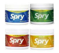 Spry Fresh Natural Xylitol Chewing Gum Dental Defense System - Aspartame-Free, Sugar-Free, Non-GMO, Gluten-Free (Variety Pack, 100 Count - Pack of 4)