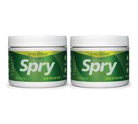 Spry Natural Xylitol Chewing Gum - Spearmint, 100 Count - Pack of 2 | Aspartame-Free, Sugar-Free, Vegan, Non-GMO, Gluten-Free for Cavities, Bad Breath Freshening, Dry Mouth, Dental Defense System