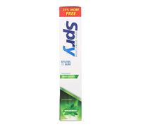 Spry Natural Xylitol Toothpaste 5oz for Adults and Kids with Fluoride, Gentle for Sensitive Teeth Whitening and Remineralizing, Breath Freshening, Mouth Moisturizing, Spearmint (Pack of 1)