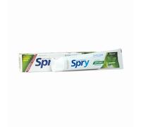 Spry Natural Xylitol Toothpaste 5oz for Adults and Kids with Fluoride, Gentle for Sensitive Teeth Whitening and Remineralizing, Breath Freshening, Mouth Moisturizing, Spearmint (Pack of 3)