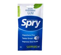 Spry On The Go Xylitol Chewing Gum - Peppermint, 55 Count - Pack of 1 | Aspartame-Free, Sugar-Free, Vegan, Non-GMO, Gluten-Free for Cavities, Bad Breath Freshening, Dry Mouth, Dental Defense System