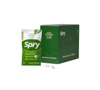 Spry On The Go Xylitol Chewing Gum - Spearmint, 55 Count - Pack of 12 | Aspartame-Free, Sugar-Free, Vegan, Non-GMO, Gluten-Free for Cavities, Bad Breath Freshening, Dry Mouth, Dental Defense System