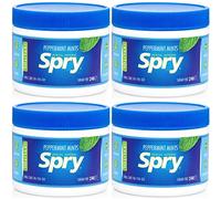 Spry Xylitol Breath Mints Sugar Free, Peppermint, 240 Count - Pack of 4 | Natural, Non-GMO, Gluten-Free for Cavities, Bad Breath Freshening, Dry Mouth, Promote Oral Health, Increase Saliva Production