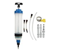 Spryflower 1.5L Fluid Extractor Automotive Engine Oil Pump, Master Cylinder Fluid Extractor with Quick Release Connector, Universal Fuel Retriever Syringe for Petrol Vehicles, Includes