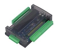 Spryflower 24VDC PLC Industrial Control Board, Programmable Controller with RS485, 16 in 16 Out Relay Output, 2 Way Counting for Industrial Automation, Compatible with GX Developer and GX Wor