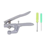 Spryflower Badminton Racket Grommet Pliers, Aluminum Snap Pliers with Awl and Screwdriver, Cold Press Hand Tool Kit for Grommet Replacement on Badminton Racquets