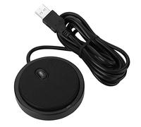 Spryflower M2 Wired 360° Omnidirectional Microphone, Desktop Conference Microphone with USB Plug and Play, High Sensitivity Audio Video Microphone for Computer, Effective Pickup Within 3 Mete