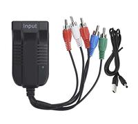 Spryflower Z10AS RGB Component HDMI - Compatible to YPBPR Converter Adapter, Video & Stereo Audio Converter, Plug and Play HDMI 1.3 to Component for HDTV, DVD Recorder, VCR, TV