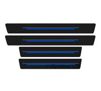 spshi 4PCS Car Door Sill Protector for Ford Puma 2019-2020 2021 2022 2023 2024 2025, Threshold Protection Sticker -Carbon Fiber Car Door Sill Protector,Auto Styling Accessories -Easy to Install