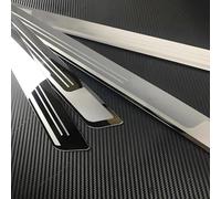 spshi 4PCS Car Door Sill Protector for Mercedes Ben-z GLB 2019-2022 2023 2024 2025 X247, Threshold Protection Sticke -Stainless Steel Car Door Sill Protector,Car Threshold Scuff Plate