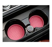 spshi Car Cup Holder Coasters for Toyota Corolla 1966-2025 E10-E90 E100-E150 E160, 2 Pcs Silicone Anti-Slip Mats with Raised Edges, Waterproof and Shockproof Cup Holder Inserts, Interior Accessories