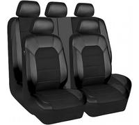 spshi Car Seat Covers for Fiat Bravo 2007-2014 198 199, Car Seat Protector -Full Set PU Leather Car Front Rear Seat Protector,Soft Comfortable and Breathable -Side Airbag Compatible