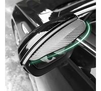 spshi Car Side Wing Mirror Rain Protector Cover for VW Polo 1975-2023 2024 2025 86C 86C2 9N 6R 6C, Car Rear View Mirror Rain Visor Guard, Waterproof Eyebrow Rain Guard -Easy to Install