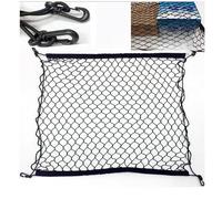 spshi Cargo Net for BMW M4 2014-2020 2021 2022 2023 2024 2025 F82 G82, Storage Net -Car Cargo Net -Car Boot Net Luggage Net, Adjustable Elastic Car Boot Net -With 4 Hooks -Easy to install