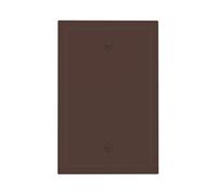 Spshian Brown 1 Gang Blank Light Switch Cover Decorative No Device Wall Plate Coves Electrical Switch Plate Cover Dimmer Faceplate Electrical Covers for Unused Outlets/Switches for Home Decor