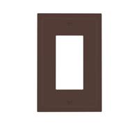 Spshian Brown Outlet Covers Decorator Single Rocker Light Switch Covers Decorative 1 Gang Gfci Wall Plate Cover Electrical Receptacle Switch Plate Cover Plug Faceplate for Kitchen Decor
