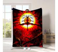 SPSMOKH Hazbin Hotel Flannel Fleece Blanket 3D Pattern Throw Blanket Super Soft Microfiber Blanket For Couch bed,Kids And Adults Christmas, Birthday gifts (15, 120x150cm)