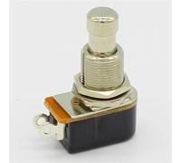 SPST Momentary Soft Touch Push Button Stomp Foot Pedal Switch Electric Guitar Switch OFF-Momentary ON 1Pcs