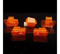SPST Rocker Switch 20mm 12V Pre-Wired 2-Pin(orange)