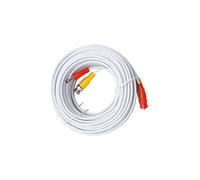 SPT Security Systems 93-VP25W 25' Premade Premium Siamese Power & Video Cable (White)