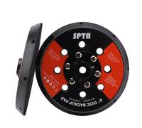 SPTA 2Pcs 5" Universal Dual Action Backing Plate, Backing Plate for DA Polisher,Hook & Loop, 5/16" Thread,Fits DA Polishers Up to 12,000 OPM, Sand, Buff, Polish & Finish (6 Inch (150mm))