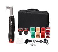 SPTA Cordless Mini Car Polisher, 12V Micro Cordless Scratches Killer Car Polisher RO/DA Mini Car Polisher for polishing, Sanding and Cleaning