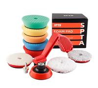 SPTA Drill polishing kit, 11Pcs 3-Inch Buffing Polishing Pads, Car Foam Drill Buffing Pad, Polishing Pads Kit, Car Buffer Polisher Kit Drill Buffing Kit for Car Polishing, Waxing, Sealing Glaze