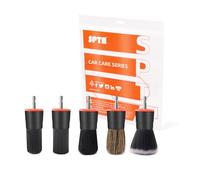 SPTA Hair Drill Brush Attachment - 5 Pcs Mixed Drill Brush Head Set, Auto Detail Car Detail Brush for Cleaning Interior or Exterior