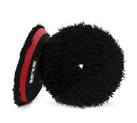 SPTA Microfiber Polishing Pad, 2Pcs 6Inch 150mm Microfiber Pads Microfiber Cutting Disc Microfiber Finishing Disc with Hook & Loop Backing for Car Buffer Polisher Cutting Buffing Waxing and Polishing