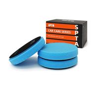 SPTA Pack of 3 Polishing Pads, Blue Polishing Disc, 6 Inch Polishing Discs for 150 mm Backing Plate, Compound Polishing Sponge for Car Buffer Polisher, Compounding, Polishing and Waxing