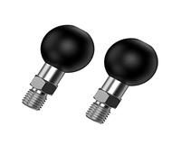 Sptchapn 1" Ball Mount Holder Portable Tripod Ball Adapter Motorcycle ATV Rear View Mirror Screw Ball Head with Threaded Bolt 3/8-16 Compatible with Ram Mounts (SZ-M3/8) 2 sets