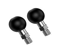 Sptchapn 1 Inch Ball Mount Portable Tripod Ball Adapter Motorcycle ATV Rear View Mirror Screw Ball Head with Screw Threaded Bolt M10 x 1.25 mm Compatible with RAM Mounts (SZ-M10*2)