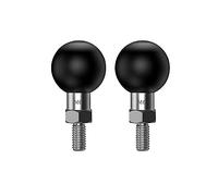 Sptchapn 1 inch Ball Mount with Threaded Bolt M6x1mm Compatible with RAM Mounts B Size Double Socket Arm（M6-2pcs）