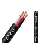 SPTDACSFP 18 Gauge Wire 4 Conductor Electrical Wire, UL2464 18 AWG Wire Stranded PVC Cord, 25FT Tinned Copper Wire Oxygen-Free Low Voltage LED Cable for LED Lamps Automotive