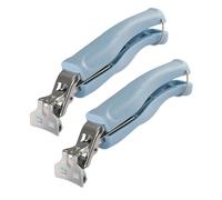 SPTECHMAKE Stainless Steel Anti-Scalding Hot Bowl Dish Plate Gripper Clips Tongs Clamp Holder for Moving Hot Plate or Bowls with Food Out from Instant Pot Microwave Oven (2, Blue)