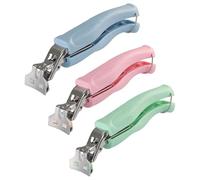 SPTECHMAKE Stainless Steel Bowl Gripper Clips, 3, Blue Green Pink