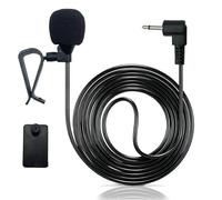 SPTSSWET 2.5mm Microphone for Pioneer DMH/AVH/MVH Radio Car Mic,HD Voice Portable External Microphone Assembly with 9.85 feet Cable