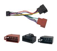 SPTSSWET Car ISO Radio Adapter 16 Pin Wire Cable Radio Wiring Harness Replacement Compatible with Kenwood JVC Alpine Harness Connector Adaptor